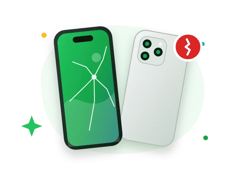 Sell Cracked iPhone in Utah: cracked iPhone illustration