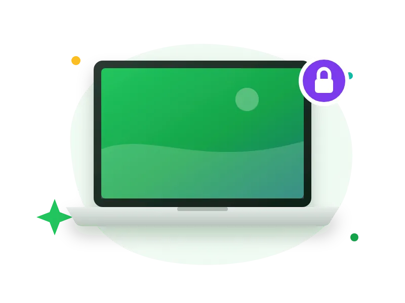 Sell Locked MacBook: locked MacBook illustration